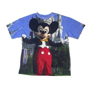 Disney Shirt Mens M 50th Anniversary Vault Collection AOP Graphic Tee WDW